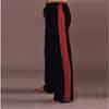 Black Heavy Weight Pants with Red Stripe
