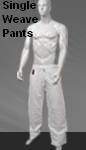 Judo Single Weave Pants