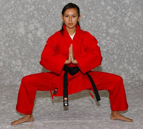 KI - Heavy Weight (red Karate uniform, Karate gi)