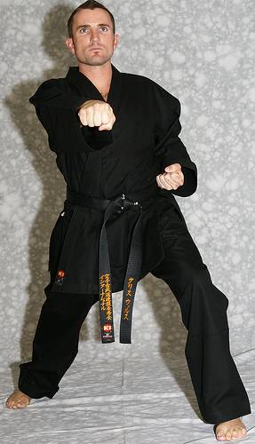 KI Heavy Weight (black karate uniform, Karate gi)