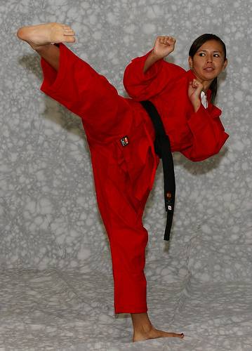 KI - Heavy Weight (red Karate uniform, Karate gi)
