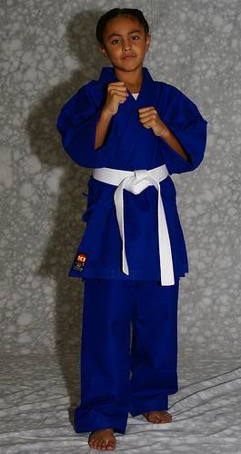 KI - Heavy Weight (blue Karate uniform, Karate gi)