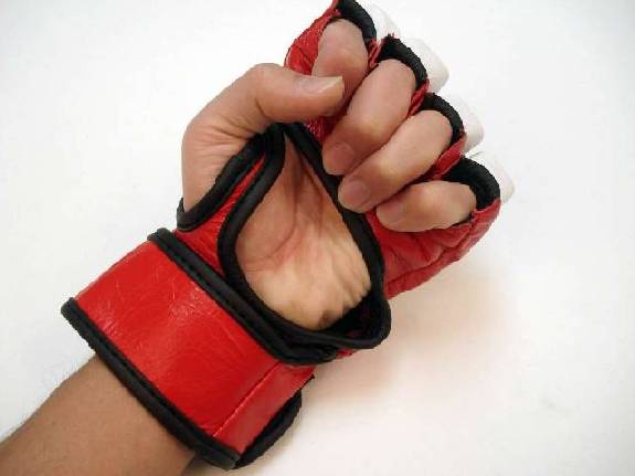 Mixed Martial Arts Gloves (Red)