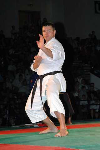 KI MUGEN black label white karate uniform - Karate gi  (tournament picture)