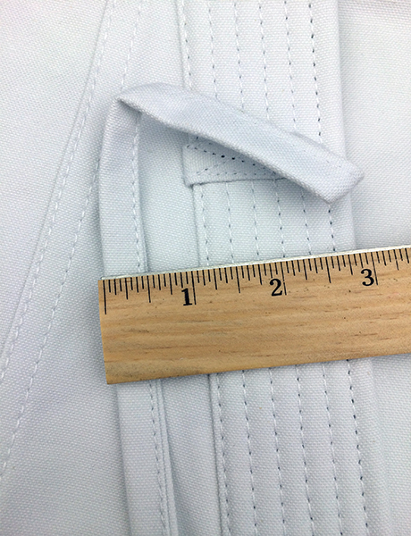 KI - Heavy Weight (white Karate uniform, Karate gi) lapel