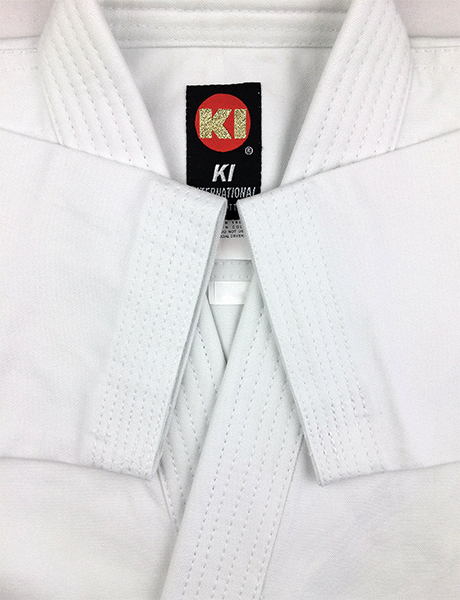 KI - Heavy Weight (white Karate uniform, Karate gi) sleev