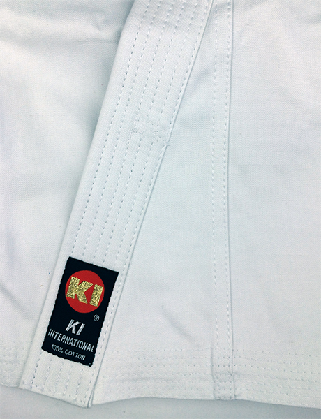 KI - Heavy Weight (white Karate uniform, Karate gi) lapel