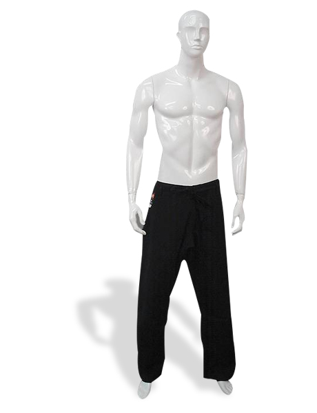  KI - Light Weight 8 oz. Poly-Cotton Karate Pants (black)