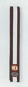 Black belts with White stripe