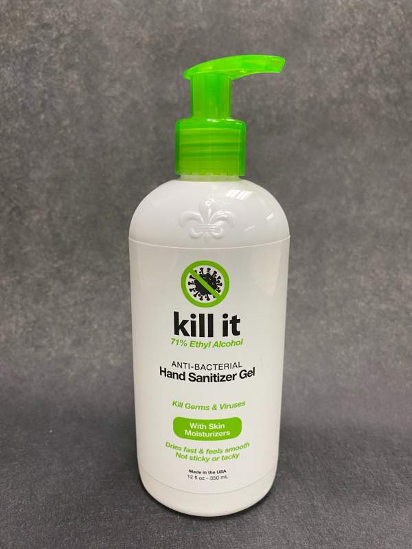 Kill It Hand Sanitizer Moisturizing Gel 12 fl oz. (350 ml) Bottle