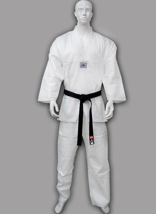 6.5 oz White Traditional Karate Uniform