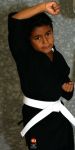 KI - Light Weight 7.5 oz. Poly-Cotton Karate Uniform (black Karate gi)