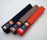 KI Deluxe Color Belts 1 1/2" Width (Red, Brown, or Black) - for Karate and Judo