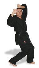 KI - Heavy Weight Brushed Canvas (black Karate uniform/gi)