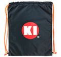 KI Black Gym Sack, KI and Orange Mugen logos