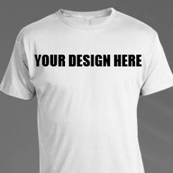 Silk Screen Printing Front Location. for 100% Cotton T-shirts