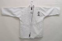 KI judo uniform with chest and lapel embroidery