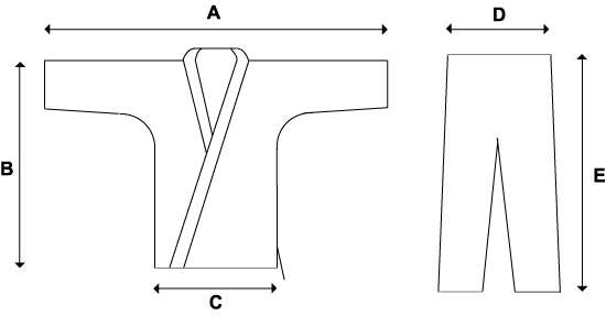 Uniform size Jacket and pants