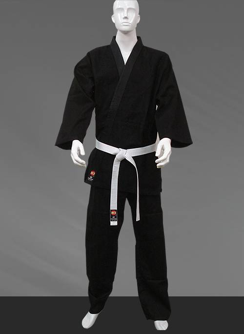 Judo Single Weave Black Uniform (Judo gi)
