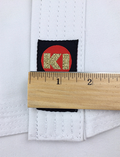 KI - Heavy Weight (white Karate uniform, Karate gi) label
